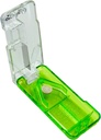 EZY DOSE Pille Cutter und Splitter mit Spender, Tägliche Verwendung, Sicher schneiden Pillen, Vitamine, Tablets in Halb oder Quartale, genaue und einfache Schneiden, Edelstahl Klinge, Reisen Sized, Grün, BPA kostenlos