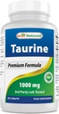 Best Naturals Taurine 1000 mg 250 Tablets - Supports Eye Health, Healthy Cellular Activity & Cardiovascular Health