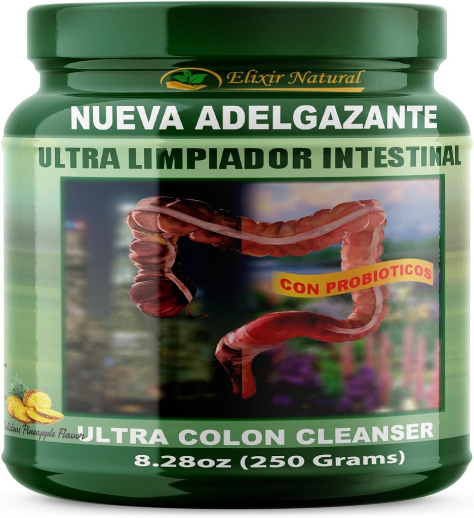 Ultra Limpiador Intestinal Ultra Colon Cleanser und Detox mit Ananasfaser 300g von Ultra Limpiador Intestinal