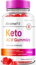 rize labs - Xtremefit Keto ACV Gummis für Advanced Weight Loss, Advanced Formula, Apple Cider Essig Supplement (60 Gummis)