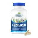 RidgeCrest Kräuter ClearLungs extra Stärke, Natürliche Lung, Nasal Health Formula, Bronchial, Respiratory, Sinus, Mucus Support (60 Caps, 30 Serv)