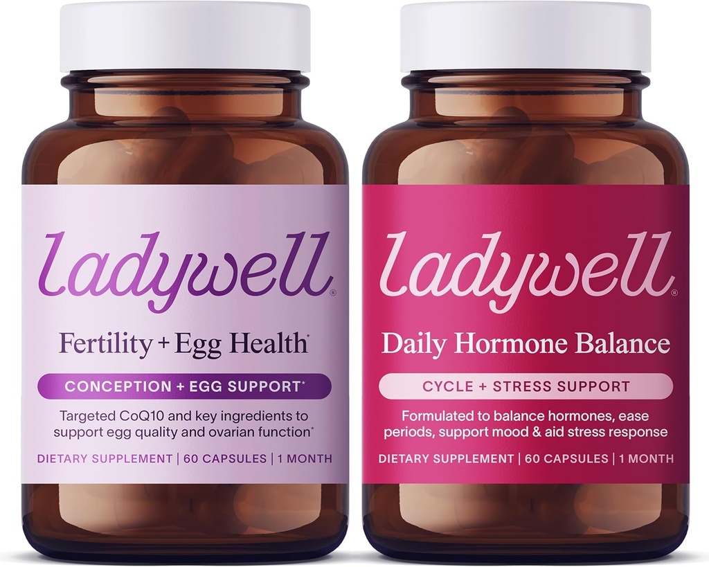 Ladywell Daily Hormon Balance Kapseln & Fruchtbarkeit + Ei Gesundheit