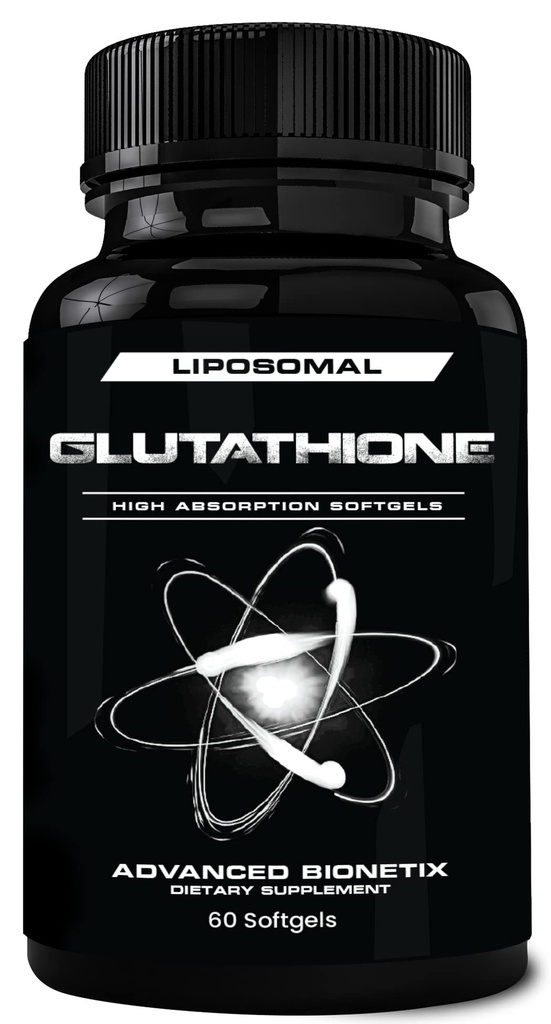 850mg Liposomale Glutathione Ergänzung | 60 Gesamt Liposomale Softgele | Antioxidante Ergänzung w/Gluta-IVTM, 100X Absorption über Pulver Glutathione