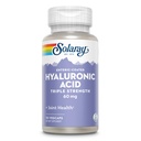 SOLARAY Hyaluronsäure Triple Strength - Hautelastizität und Firmness-Unterstützung - Plus Vitamin C - Lab Verified, 60 Tage Geld-Back-Garantie, 30 Servietten, 30 VegCaps