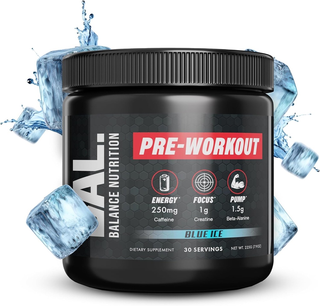Pre-Work Out, 30 Servierungen (Blue-Ice)