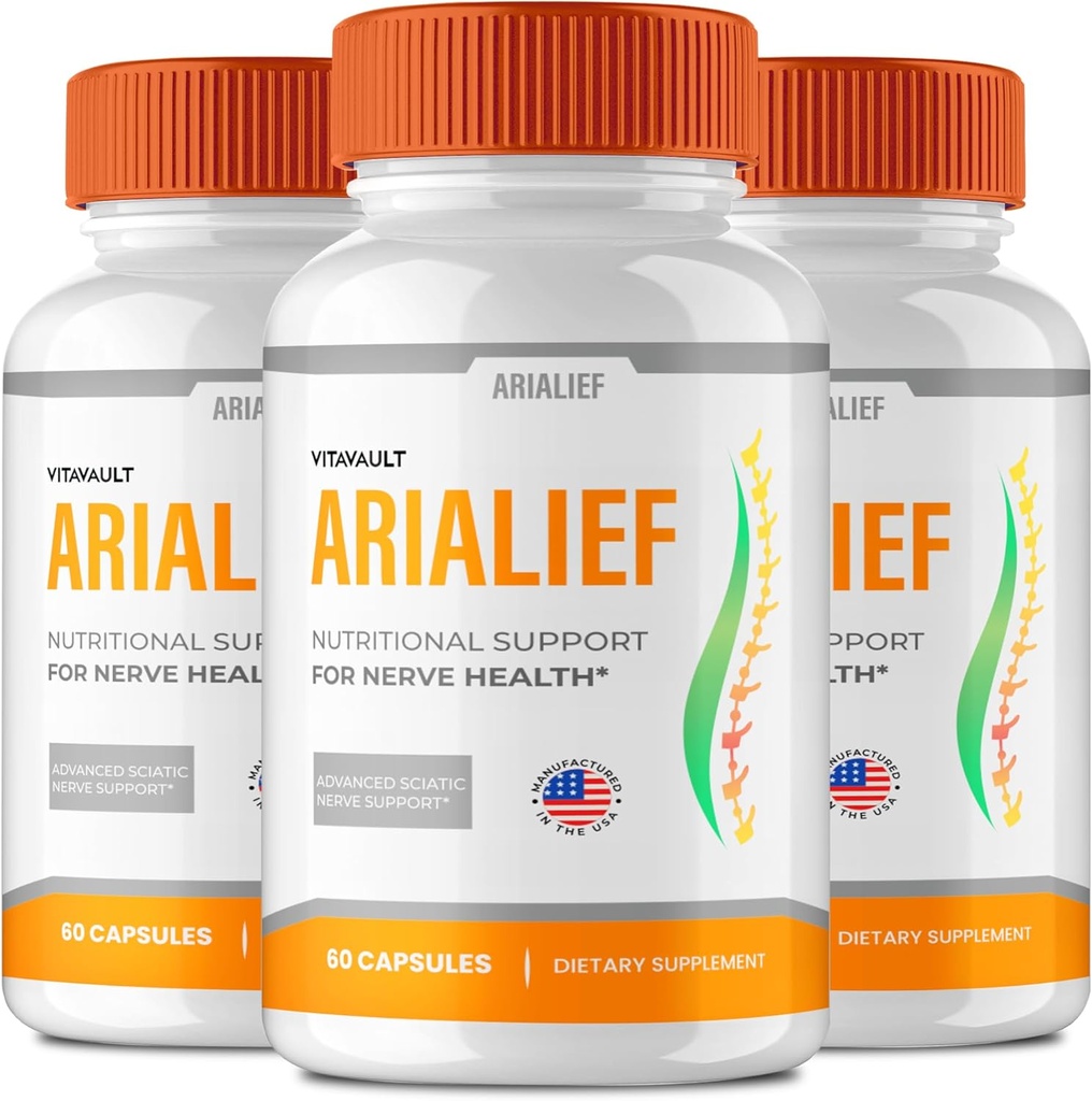 Arialief Gehirn Ergänzungen für Gedächtnis und Fokus Kapseln, Aria LIEF Advanced Formel Gehirn Gesundheit Unterstützung Pillen Maximale Stärke Nootropics Arialief Alle natürlichen Unterstützung Pillen Bewertungen (3 Pack)
