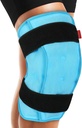 Comfytemp 3D Knee Ice Pack Wrap für Verletzung Reusable Gel, FSA Eligible, Knee Cold Pack Brace Körperliche Therapie für Meniskus Tear, Leg Pain, Ersatz, Arthritis, Muskel-Recovery, Chirurgie erhalten Well Geschenk
