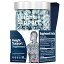 Height & Bone Support Supplement - Premium Height Growth Supplement für Kinder und Jugendliche mit Kalzium - Nutritional Support Bone Health Formula - Höhe erhöhen essentielle Vitamine - 60 Caps