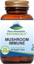 Pure Mountain Botanicals Mushroom Immune - 90 Kosher Capsules mit 14 leistungsstarken Mycelium einschließlich Certified Organic Maitake - Reishi - Türkei Tail - Chaga - Cordyceps - Shiitake - Lions Mane