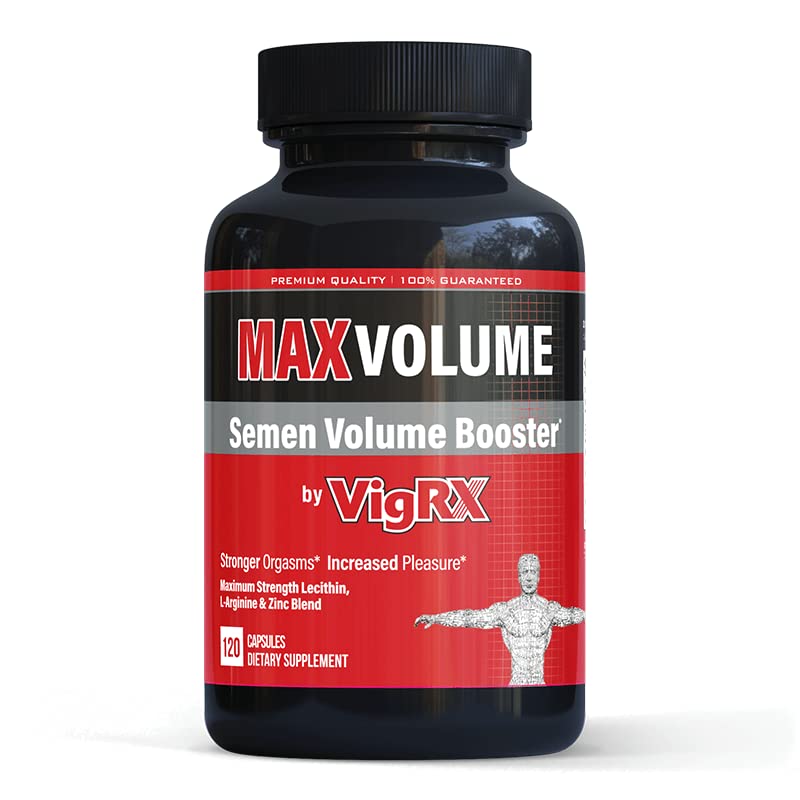 VigRX Max Volume Male Vitality Formula - with L-Arginine, Zinc & Sunflower Lecithin - Supports Natural Production, Intimate Wellness & Confidence - 120 Capsules