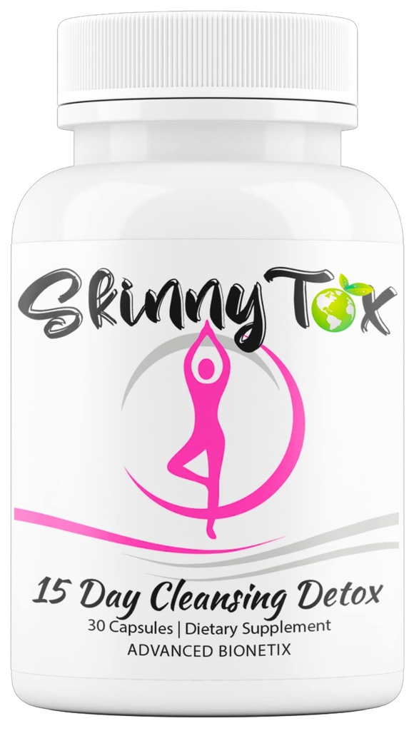 Skinnytox 15 Tage Colon Cleanse Detox, unterstützt gesunde Bowel Bewegungen Flushes Toxins, steigert Energie. All Natural Weight Management w/ Probiotics. Formel Basierend auf klinischen Forschung sicher effektiv