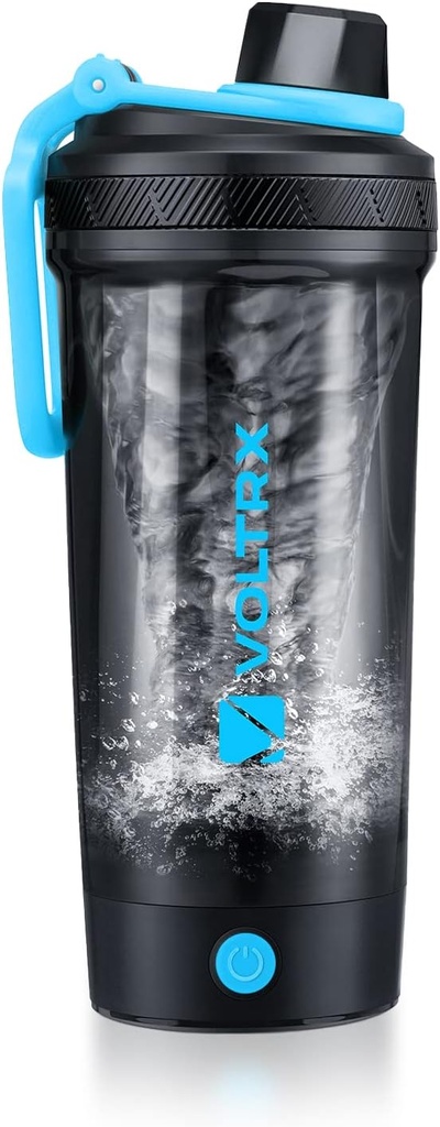 VOLTRX Shaker Bottle, Gallium USB C wiederaufladbare elektrische Protein Shake Mixer, Shaker Cups für Protein Shakes und Meal Ersatz Shakes, BPA Free, Hergestellt mit Tritan, 24oz