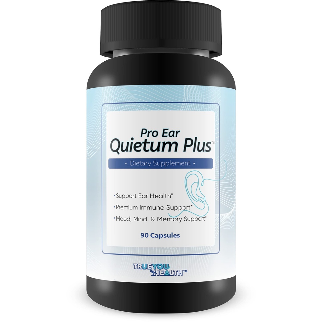 Pro Ear Quietum Plus - Natural Ear Support Supplement zur Förderung des Gesundheits-Auditsystems - Aid Inner Ear & Middle Ear Health - Support Reduzierte Ohrring & Buzzing - Förderung gesundes Hören