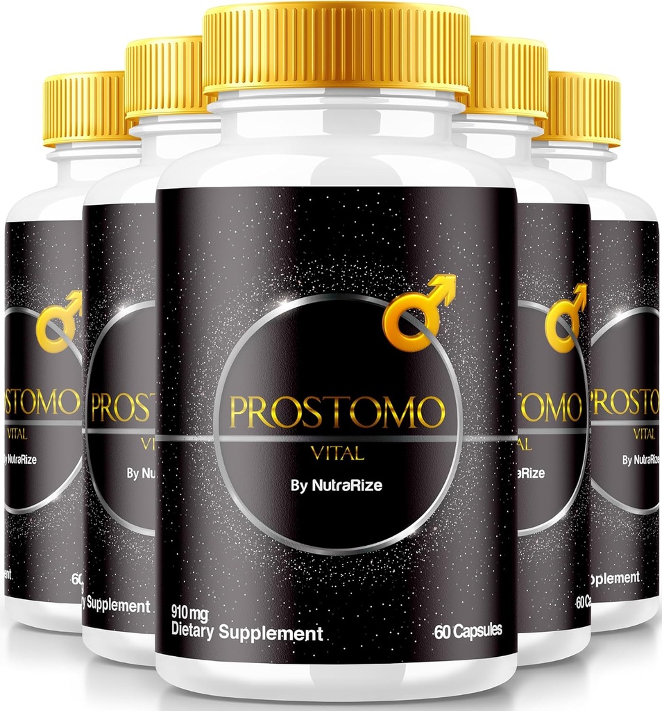(5 Pack) Prostomo Capsules - Offizielle Formel zur Unterstützung Prostata-Hath, All Natural Supplement zu Regain Control & Achieve Gesamt Wellness, Premium Pros Tomo Pills Review (300 Kapseln)