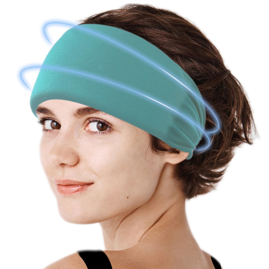 Crimmy Migraine Kopfschmerzen Relief Cap, Cooling Gel Kopfband Neck Wrap Hut Maske, Beruhigende Ice Pack Kopf Gesicht Kalte Compress für Spannung Stress & Hangover