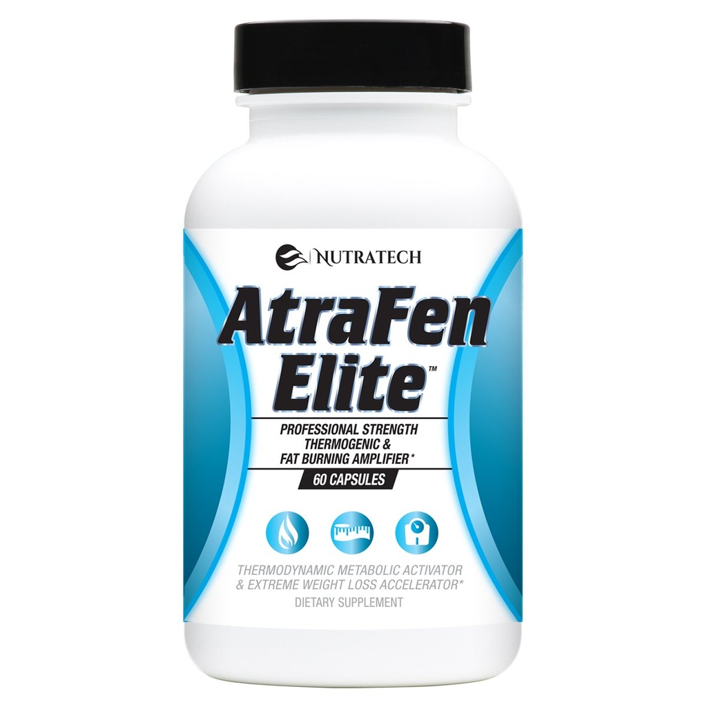 Atrafen Elite - Professionelle Stärke Diät-Hilfe, die Gewichtsmanagement unterstützt, fördert Energie und hilft Suppress Food Cravings & Appetite. Nahrungsergänzung. 60 Pillen.