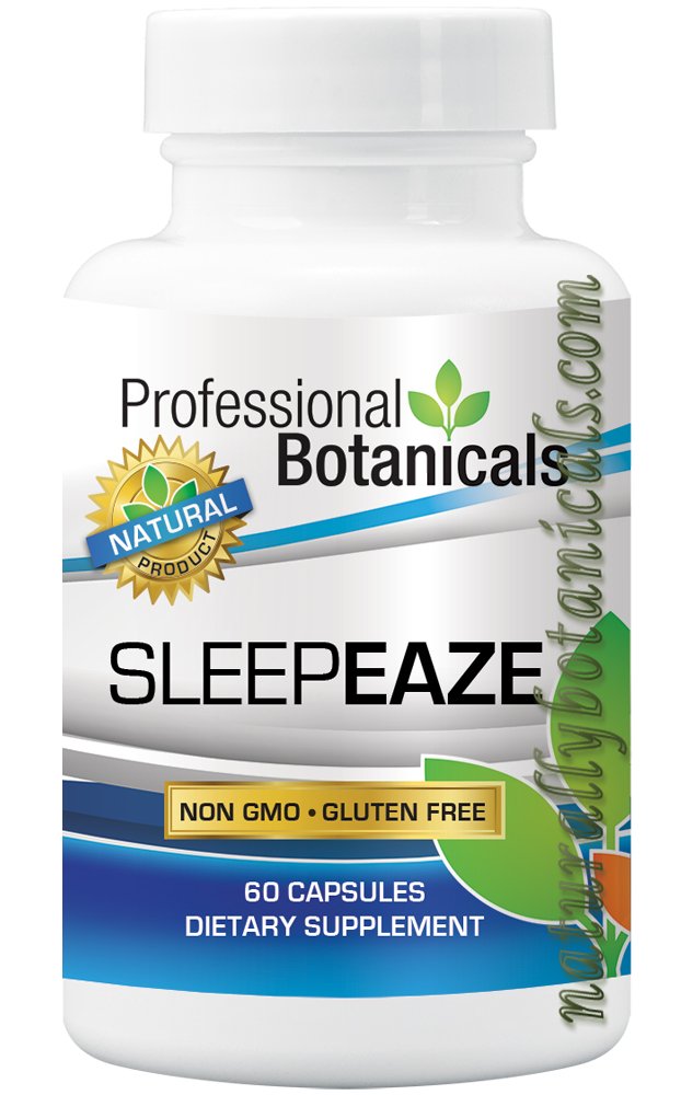 Professionelle Botanicals schlafen Eaze, natürliche Schlafhilfe-Ergänzung, Non Habit Forming Sleep Supplement Valerian Root und deutsche Kamille - 60 Vegetarische Kapsel