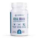 Klinische Effekte Ideales Gehirn - Nahrungsergänzungsmittel für Nootropic Fokus und Gedächtnis Unterstützung - 30 Kapseln - B Vitamine, GABA, Alpha-GPC - Hilft, Mental Fokus und Optimale Gehirnfunktion zu unterstützen