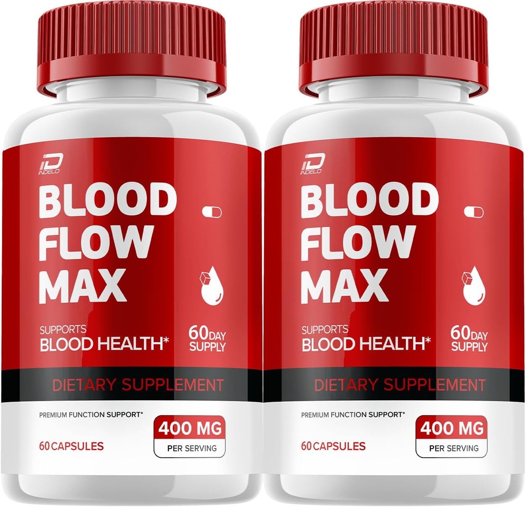Blood Flow Max Capsule - BloodFlowMax Advanced Formula, BloodFlow Max Extra Strength, Overall Wellness,All-Natural Vitamins, Bewertungen (2 Pack - 120 Kapseln)
