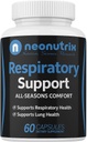 Lung Detox Cleanse Supplement für Bronchial Wellness & Natural Respiratory Unterstützung für Zigarettenraucher – Vegetarisch Freundliche Nasal Decongestant- 60 Kapseln - Made USA by Neonutrix- Non-GMO