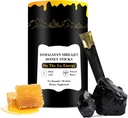 Shilajit Honey Sticks, 30 Sticks - Pure Himalayan Resin, Bio Honey & Saffron für Energie Boost, Immununterstützung & Vitalität, SHILAJIT Honey Sticks für Herren & Frauen