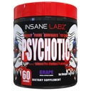 Insane Labz Psychotic, High Stimulant Pre Workout Powder, Extreme Lasting Energy, Fokus und Ausdauer mit Beta Alanine, Kreatin Monohydrat, DMAE, 60 Srvgs, Trauben