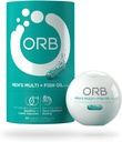 ORB Men’S MULTIVITAMIN + Fischöl – Ein komplettes Multi + Fischöl |Heart Health Support, Antioxidante Unterstützung, Unterstützt eine positive Stimmung, 21 essentielle Vitamine – 60 Zähler