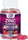 Zink-Ergänzungen 50mg Gummi - Max Strength Skin Gesundheit & Immun Unterstützung Gummy, Vegan, Non-GMO & Gluten kostenlos - Beste Zink-Ergänzung Antioxidans & Knochen Gesundheit Kaubare geschmackvolle Berry Flavor - 60 Gummie