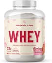 Primeval Labs Pure Whey Protein Konzentrat | Muskelwachstum & Erholung | Einfach zu mischen Formel | Erdbeer Shortcake | 60 Portionen