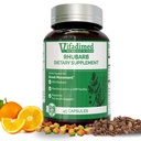 Rhubarb- Kräuter-Beratung Unterstützung, Gut-Motility-Ergänzung, Gentle Non-Laxative, Natürliche Hocker Erweicher, Bloating & Gas Relief, Tägliche Bowel-Bewegung, Kräuter Poop Pillen, 45 Kapseln