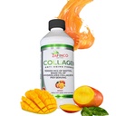 Flüssige Collagen Peptide für Frauen & Men-Mango Flavored 10000 mcg Biotin+8000 mg Hydrolyzed,Sugar Free Premium Juice für Anti-Aging,Skin,Hair,Nails & Joints -16 Fl oz-Made in USA