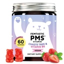 PMS Support Supplement für Frauen. Menstrual Relief Gummis zu Target Hormonal Breakouts, Bloating, Period Cramps, & Mood Swings. Vegan, mit Vitamin B6 & Zitronenbalsam, 60 Gummi
