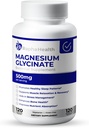 Magnesium GLYCINATE 500mg | Hohe Absorption | 100% Chelat | Unterstützt Knochengesundheit & Muskeln Erholung | 120 Kapseln - 4 Monate Versorgung