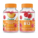 Lebensfähiges Magnesium 85mg + Vitamin B12, Gummis Bundle - Große Verkostung, Vitamin-Ergänzung, Glutenfrei, GVOfrei, Kaugummi