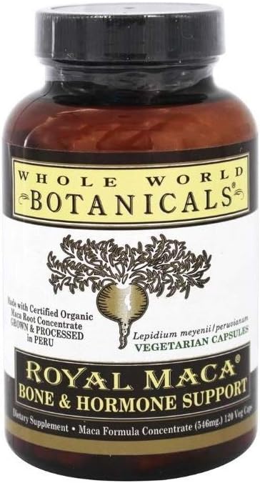 Whole World Botanicals, Maca Bone Support, 120 Kapseln