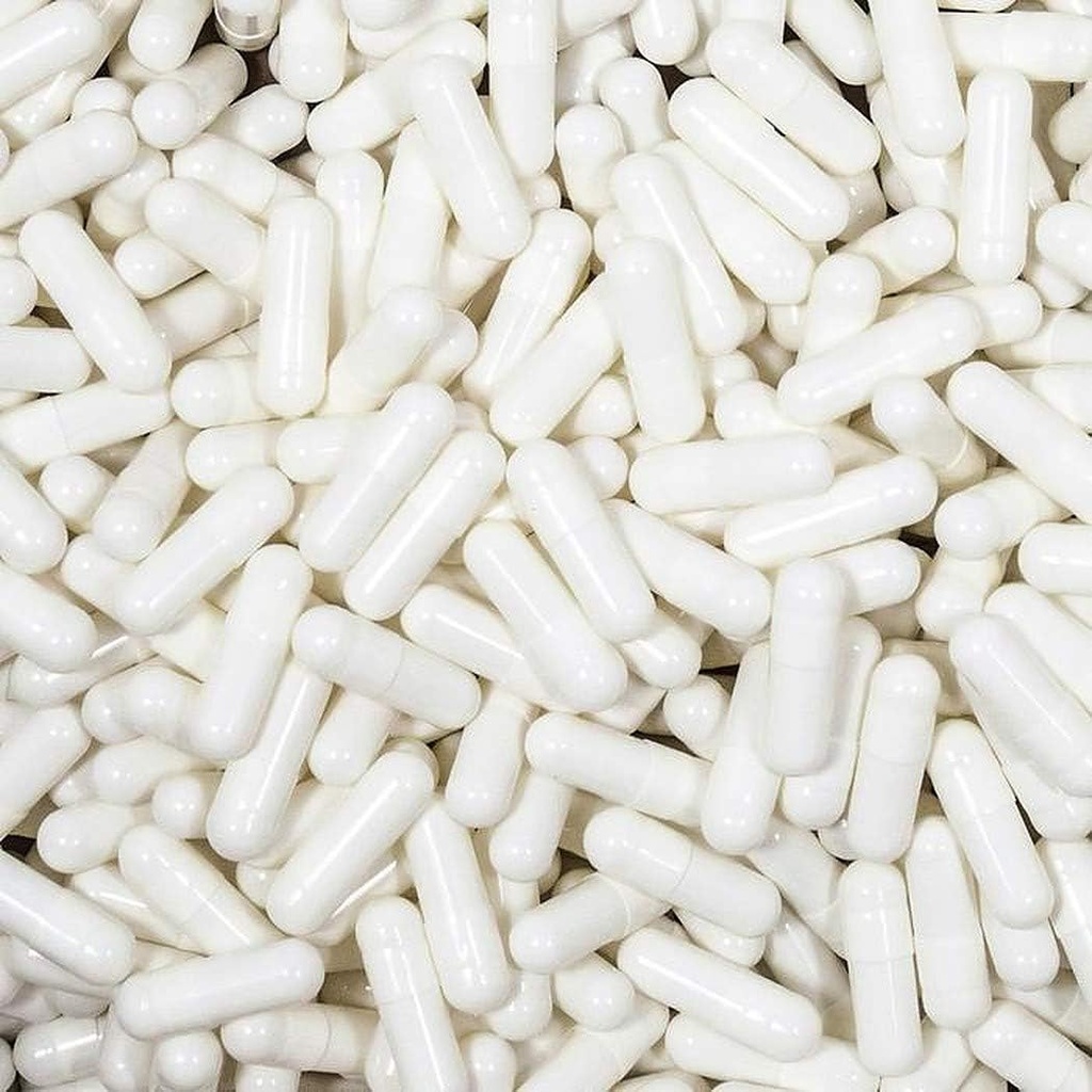 XPRS Nutra Größe 3 Leere Kapseln - 10000 Graf Farbige leere Gelatine Kapseln - Pillen für DIY Ergänzung Kapsel Füllung - Füllbare Farbe Gel Kapseln für Do-It-Yourself Ergänzungen und Vitamine (Weiß)