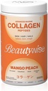 Beautywise Advanced Marine Collagen Proteine Pulver mit Hyaluronsäure, Glutathion & Biotin | Kein Smell & einfach zu mischen mit keinem hinzugefügten Zucker 250G(Mango-Peach Pack von 1)