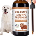 Dog Lumps und Bumps Behandlung – Pilzergänzung für Hunde – Lipoma Reduktion, steigert Immungesundheit und steigert Energie – mit Reishi & Turkey Tail Mushrooms, 3.52 oz (Liquid)