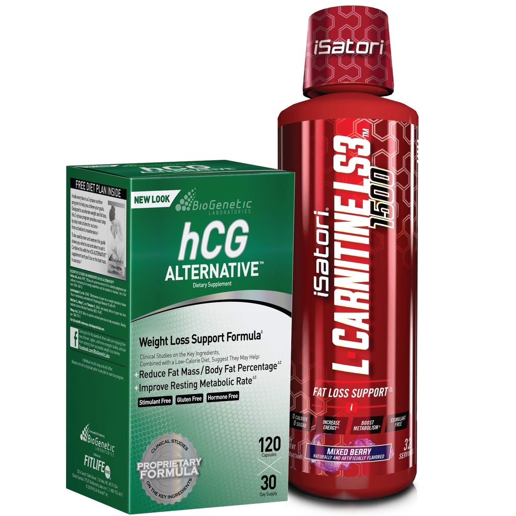iSatori L-Carnitin LS3 Mischbeere 1500mg (32 Servierungen) & Biogenetische Labs