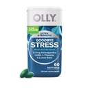 OLLY Ultra Strength Goodbye Stress Softgels, GABA, Ashwagandha, L-Theanin und Zitronenbalsam, Stress Relief Supplement - 60 Count