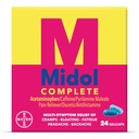 Midol Complete Gelcaps 24ct: Midol Complete Menstrual Pain Relief Gelcaps mit Acetaminophen für Menstruationssymptom, PMS Relief und Period Cramp Relief - 24 Count (Verpackung Mai Vary)