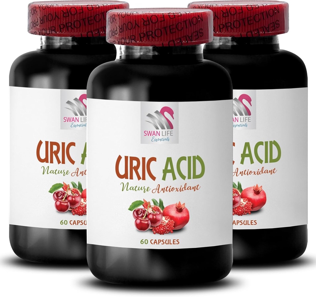 Harnsäurekristalle - URIC ACID - Harnsäuretest, Harnsäurekontrolle, Harnsäurebildung, Harnsäureaufbau, Cranberry-Ergänzung, Cranberry-Pillen für Frauen, Cranberry-Extrakt, grüne Kaffeebohnen 3Bot