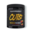 BLACKMARKET CUTS Pre Workout – Thermogenic Energy & Focus Powder for Men & Women, Fat Metabolism, Muscle Definition, Creatine Free, 30 Servings (Fruit Punch)