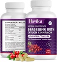 Berberine HCL Kapseln 1200 mg - Berberine Ergänzung mit Ceylon Cinnamon, Chrom, Veggies Blend - Unterstützt Stoffwechsel und Immunsystem, Gut Health - 120 ct Einfach zu schlucken Vegan Pillen