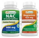 Best Naturals NAC 600 mg & Magnesium Glycinat 425 mg