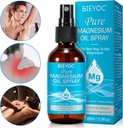 Magnesium Spray, 100% reines und organisches natürliches Magnesium-Öl-Spray für Füße Glasflasche, beruhigendes Relief & Entspannung, einfach zu absorbieren und zu verwenden