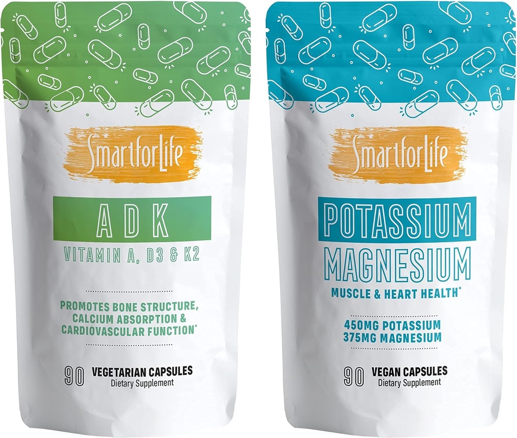 Smart for Life Kalium Magnesium & Vitamine A,D3, K2 90 Count