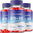 rize labs (Pack von 3 Leangenix Keto + ACV Gummis für fortgeschrittene Gewichtsverlust, Leangenix Keto zu verbrennen Fett und Verwendung als Hauptquelle von Energie, Gomitas, Supplement Review (180 Gummis)