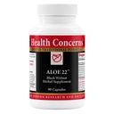 Gesundheit betrifft Aloe 22 – Verdauungshilfe & Darmreiniger – Verzehr, Bloating & Parasite Detox Supplement – Schwarze Walnuss, Ingwer, Myrobalan & Aloe Vera Kräuterformel – 90 Kapseln