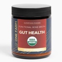 One Farm Superfood Powder Gut Health, Organic Gut Beruhigende Mischung und präbiotische Mischung, Non-GMO, Präbiotika mit Knochen Broth, Tail Mushroom, Slippery Elm und Marshmallow Root für GI Health